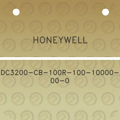 honeywell-dc3200-cb-100r-100-10000-00-0