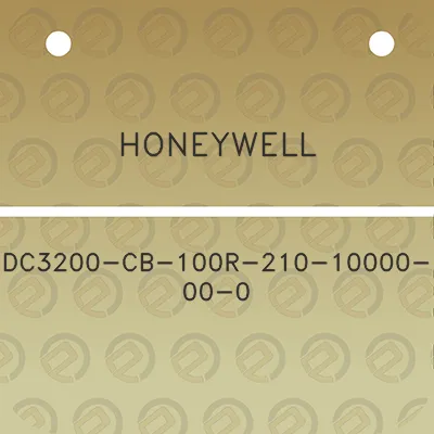 honeywell-dc3200-cb-100r-210-10000-00-0