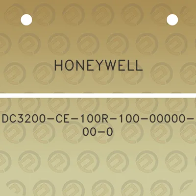 honeywell-dc3200-ce-100r-100-00000-00-0