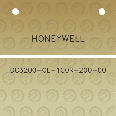 honeywell-dc3200-ce-100r-200-00