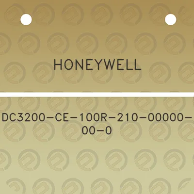 honeywell-dc3200-ce-100r-210-00000-00-0