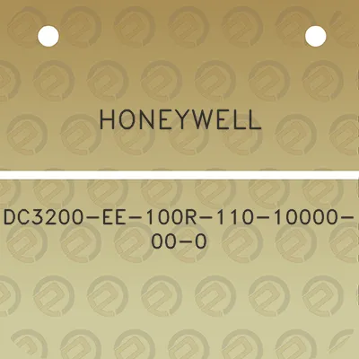 honeywell-dc3200-ee-100r-110-10000-00-0