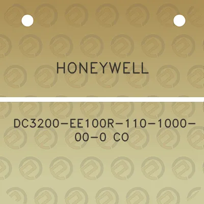 honeywell-dc3200-ee100r-110-1000-00-0-co