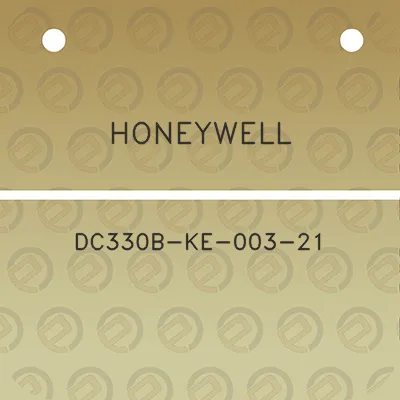 honeywell-dc330b-ke-003-21