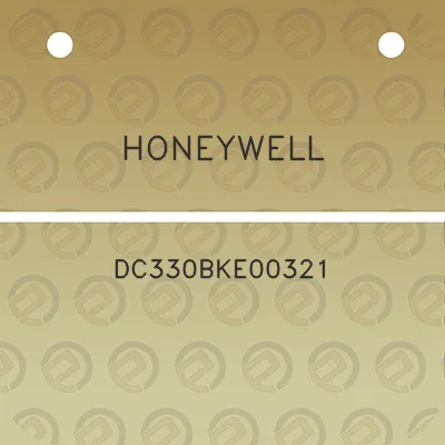 honeywell-dc330bke00321