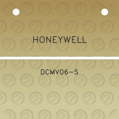 honeywell-dcmv06-s