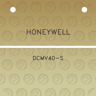 honeywell-dcmv40-s