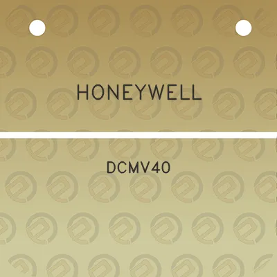 honeywell-dcmv40