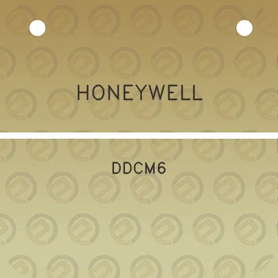 honeywell-ddcm6