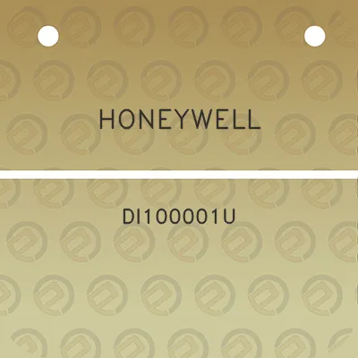 honeywell-di100001u