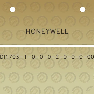 honeywell-di1703-1-0-0-0-2-0-0-0-00