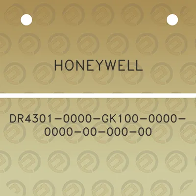 honeywell-dr4301-0000-gk100-0000-0000-00-000-00