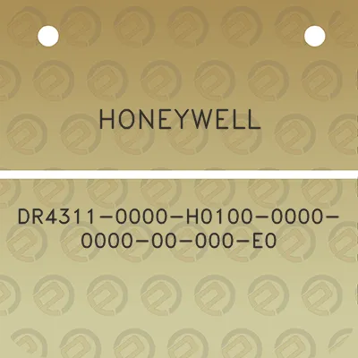 honeywell-dr4311-0000-h0100-0000-0000-00-000-e0