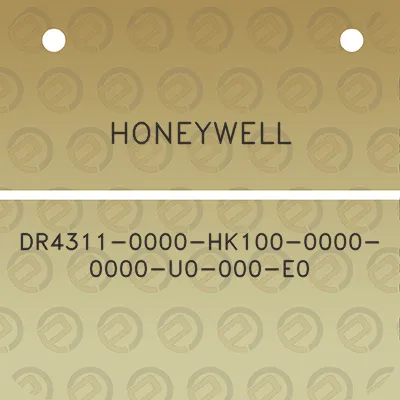 honeywell-dr4311-0000-hk100-0000-0000-u0-000-e0