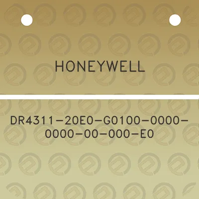 honeywell-dr4311-20e0-g0100-0000-0000-00-000-e0