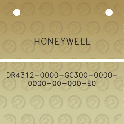 honeywell-dr4312-0000-g0300-0000-0000-00-000-e0