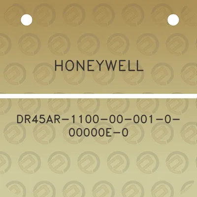 honeywell-dr45ar-1100-00-001-0-00000e-0