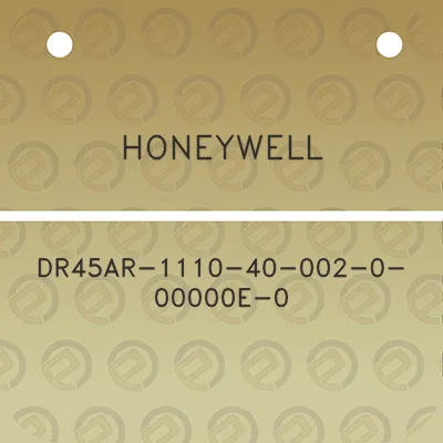 honeywell-dr45ar-1110-40-002-0-00000e-0