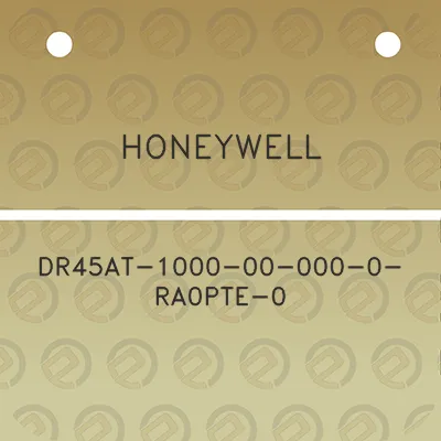 honeywell-dr45at-1000-00-000-0-ra0pte-0