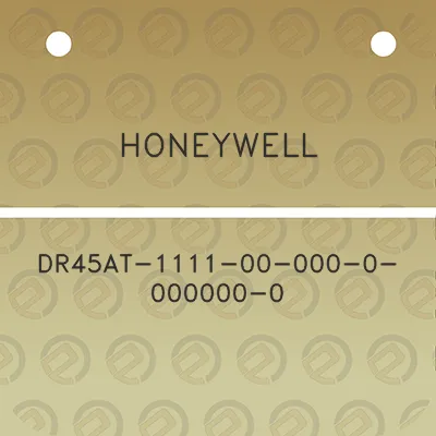 honeywell-dr45at-1111-00-000-0-000000-0