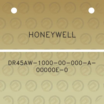 honeywell-dr45aw-1000-00-000-a-00000e-0