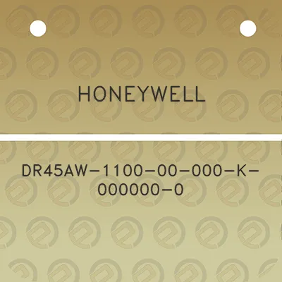 honeywell-dr45aw-1100-00-000-k-000000-0