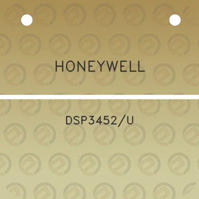 honeywell-dsp3452u