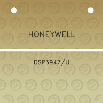 honeywell-dsp3947u