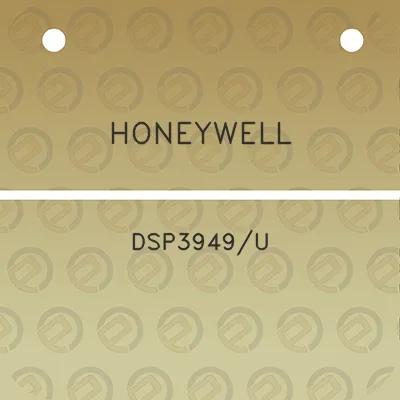 honeywell-dsp3949u