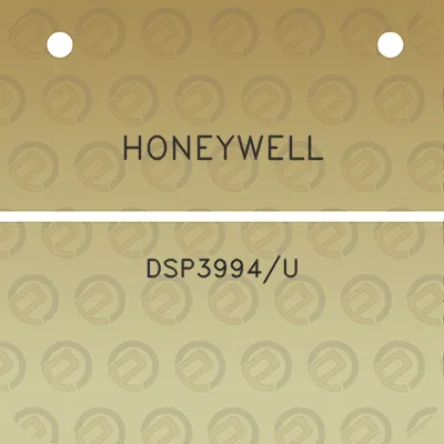 honeywell-dsp3994u