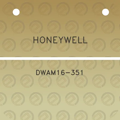 honeywell-dwam16-351