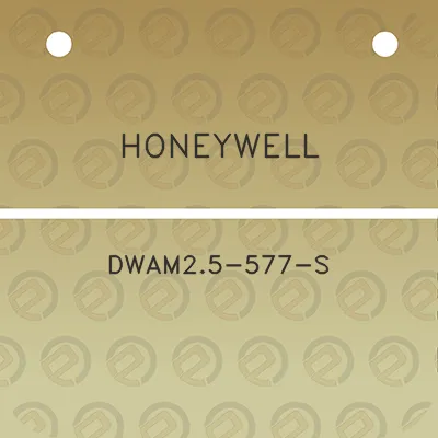 honeywell-dwam25-577-s