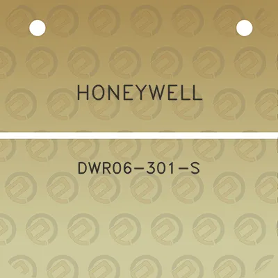 honeywell-dwr06-301-s