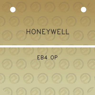 honeywell-eb4-op