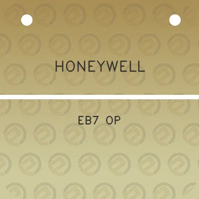 honeywell-eb7-op