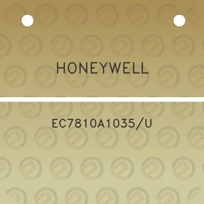 honeywell-ec7810a1035u