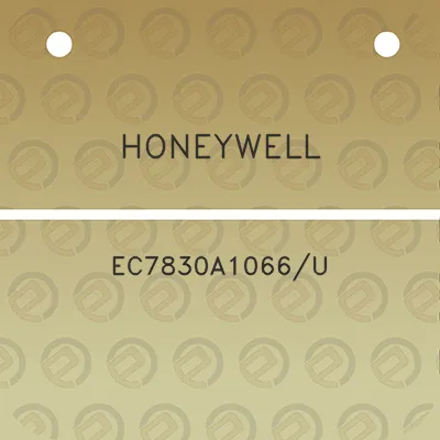 honeywell-ec7830a1066u