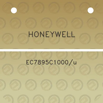 honeywell-ec7895c1000u