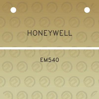 honeywell-em540