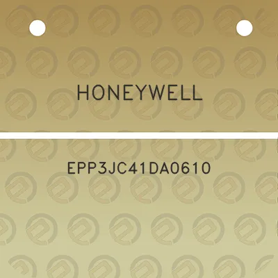 honeywell-epp3jc41da0610