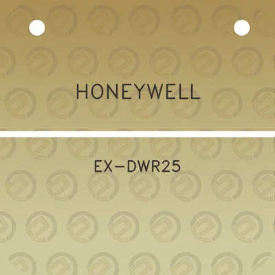 honeywell-ex-dwr25