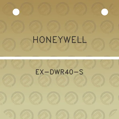 honeywell-ex-dwr40-s