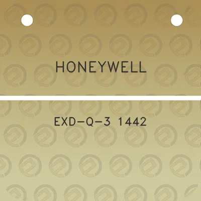 honeywell-exd-q-3-1442