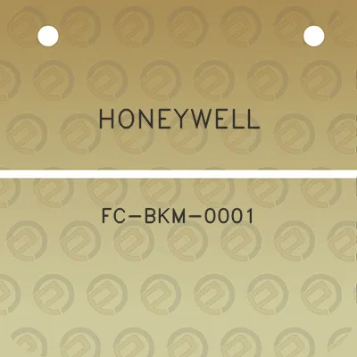 honeywell-fc-bkm-0001