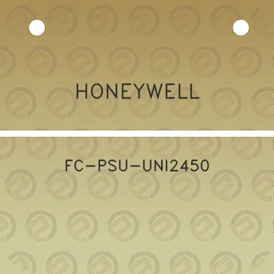 honeywell-fc-psu-uni2450