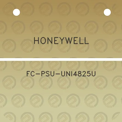 honeywell-fc-psu-uni4825u