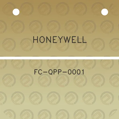 honeywell-fc-qpp-0001