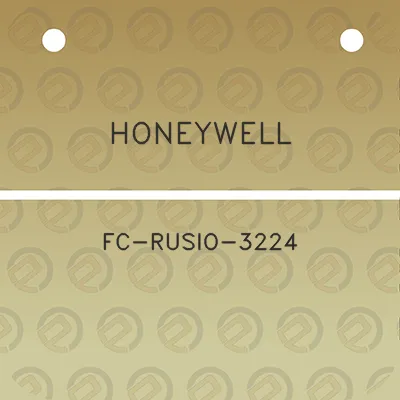 honeywell-fc-rusio-3224