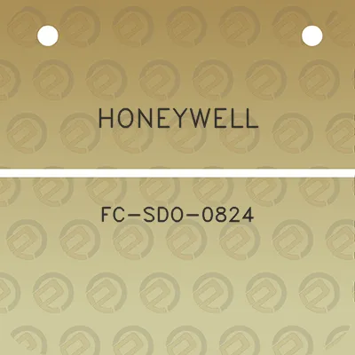 honeywell-fc-sdo-0824