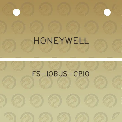 honeywell-fs-iobus-cpio